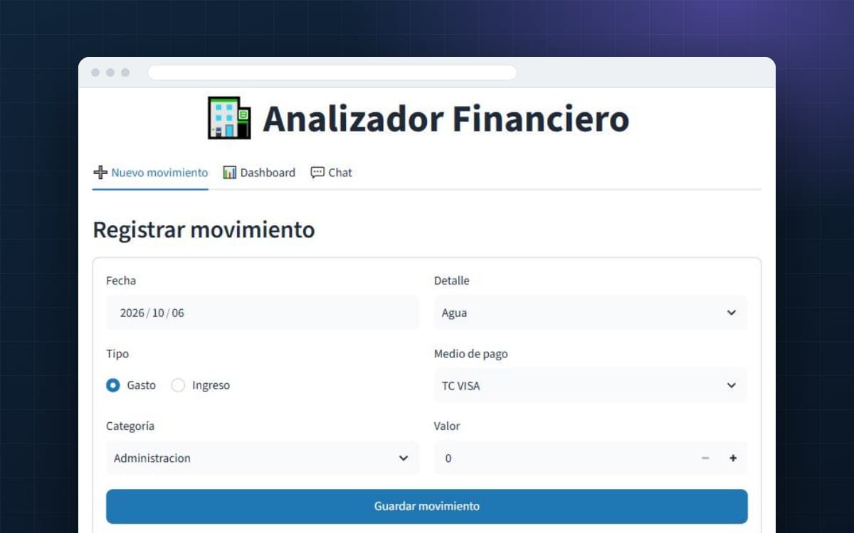 AI financial analyzer